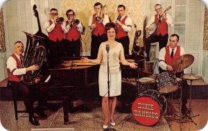 Dance Band DIXIE DANDIES Fayetteville, NY Advertising 1960s Vintage Postcard