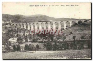 Postcard Old Mussy sous Dun S and L Viaduct