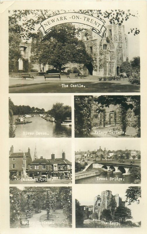 Postcard Uk England Newark on Trent, Northamptonshire