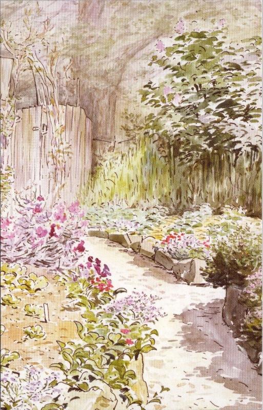 The World Of Peter Rabbit Garden of Harescombe Grange Unused Postcard D49