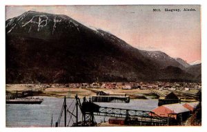 Postcard MONUMENT SCENE Skagway Alaska AK AT7534