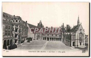 Old Postcard Chateau de Blois Court