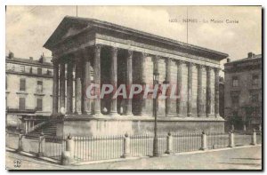 Postcard Old Nimes Maison Carree