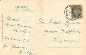 SUNDALSOREN MORE og ROMSDAL NORWAY~PANORAMA VIEW~1911 PHOTO POSTCARD