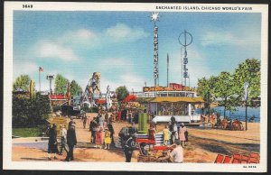 Enchanted Island Chicago Worlds Fair Chicago Illinois Unused c1933