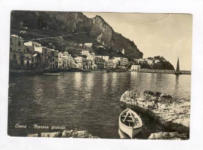 Rp Marina Grande Capri Naples Campania Italy 19 40s Hippostcard