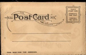 Woven Cloth or Silk Butterflies FA Co. c1905 Postcard