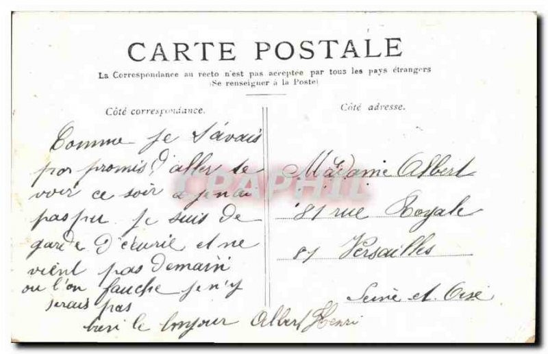 Postcard Old Paris Invalides