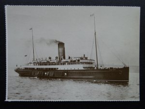 Isle of Man Steam Packet Ship T.S.S. KING ORRY lll Steamer c1980 RP Postcard