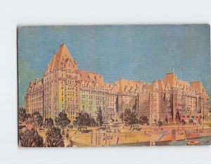 Postcard The Empress Hotel Victoria Canada