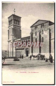 Old Postcard Valencia cathedral