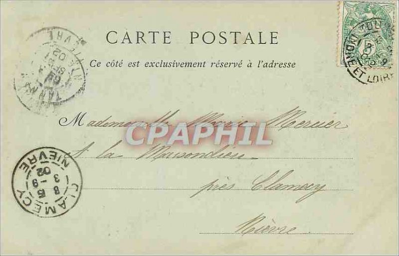 Old Postcard Tours Vue Generale (1900 card)