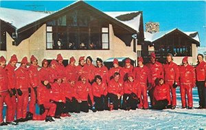 Wisconsin Slinger Little Switzerland winter Stemper Ski School  Postcard 22-9109