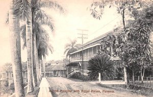 Ancon Hospital with Royal Palms Panama Unused 