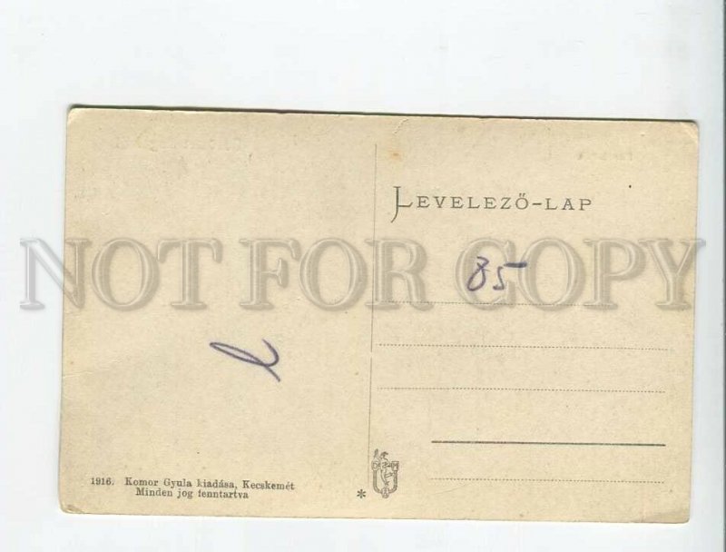 3172284 HUNGARY shepherd Regards Bugacrol Vintage postcard