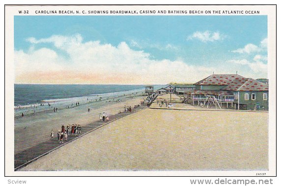 CAROLINA BEACH , North Carolina , 00-10s ; Boardwalk , Casino & Beach