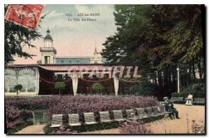 Old Postcard Aix les Bains La Villa des Fleurs