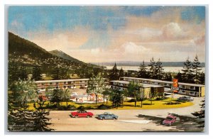Artist Concept Maples Motor Lodge Motel Vancouver BC UNP Chrome Postcard S7