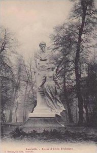 France Luneville Statue d'Emile Erckmann