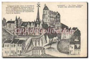 Old Postcard Gandelu Vieux Chateau d'after an old engraving