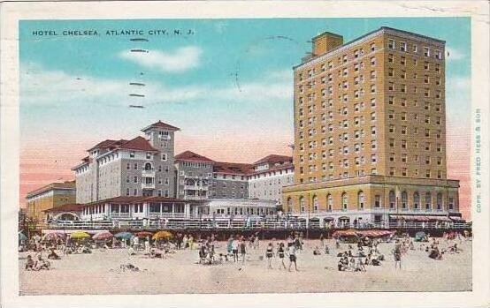 New Jersey Atlantic City Hotel Chelsea 1933