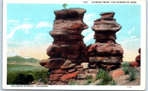 M-63283 Siamese Twins Garden of the Gods Colorado Springs Colorado