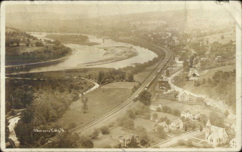 Skinners Eddy Braintrim Township PA c1910 Real Photo Postcard