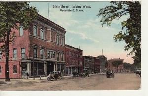 MA   GREENFIELD -- Main Street, Post Office, Storefronts,...