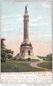 Connecticut New Haven Soldiers and Sailors Monument East Rock Park 1909