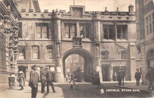 uk33192 stone bow lincoln real photo uk