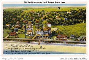 Cliff Hotel From The Air Scituate Beach Massachusetts
