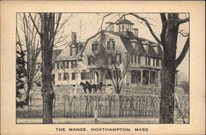 Northampton Massachusetts MA The Manse c1910 Vintage Postcard