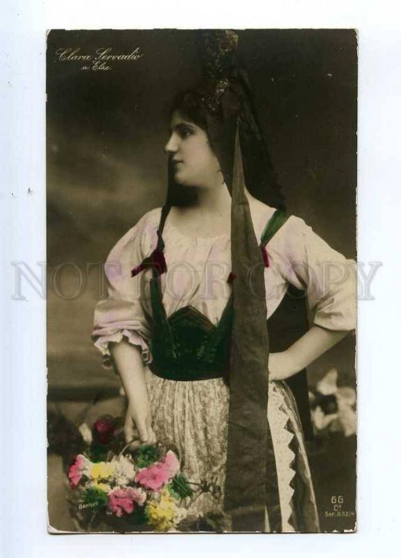 234322 Clara SERVADIO Opera Singer ELSE Vintage PHOTO GERLACH