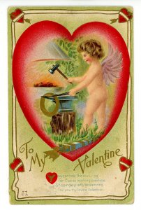 Greeting - Valentine     (crease)