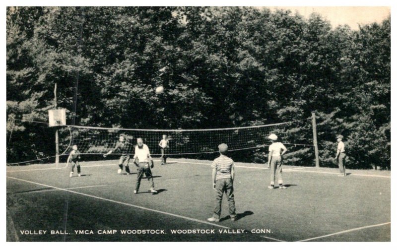 Connecticut   Woodstock Valley , Y.M.C.A. Camp , Volley Ball