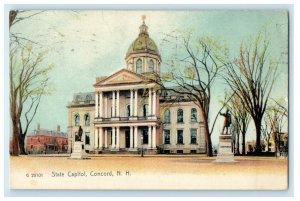 1910 View of the State Capitol, Concord New Hampshire NH Posted Postcard 