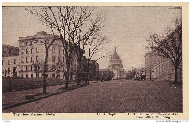 The New Varnum Hotel, U. S. Capitol, U. S. House Of Representative Office Bui...