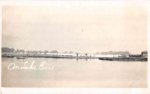 Lake Erie Scenic View Real Photo Antique Postcard J50981