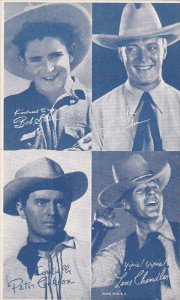Cowboy Arcade Card Bob Steele Jack Luden Peter Cookson Lane Chandler