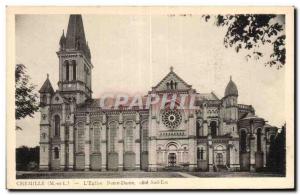 Old Postcard Chemille M and L Church Notre Dame