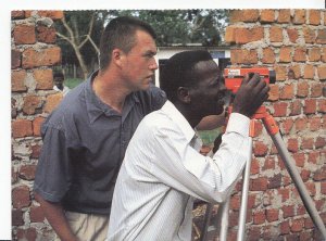 Church Mission Society Postcard - Building Project in Uganda  EB218