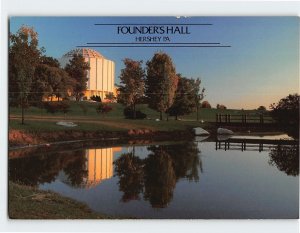 Postcard Founder's Hall, Hershey, Pennsylvania