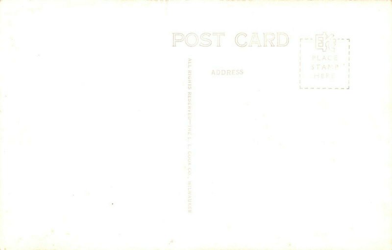 LP71 Denison  Iowa Postcard RPPC Main St