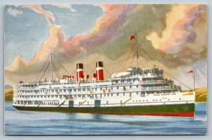 Steamer SS St. Lawrence  Postcard