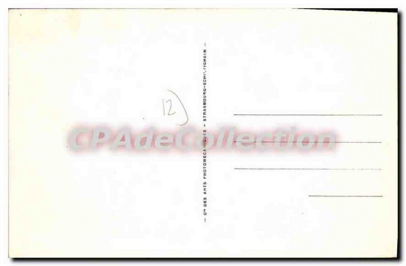 Postcard Old Rodez General view