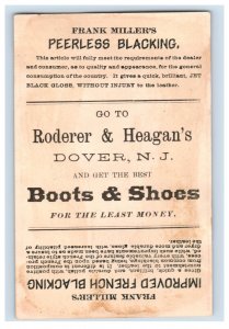 1880s Frank Miller's Shoe Blacking  Vought & Killgore Druggist Set Of 7 Fab P128