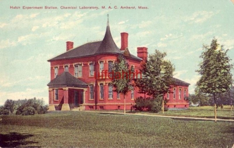 HATCH EXPERIMENT STATION, CHEMICAL LABORATORY, M. A. C. AMHERST, MA. 