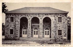 Tamassee South Carolina DAR School Auditorium Gym Antique Postcard K24382