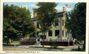 Abraham Lincolns Home - Springfield, Illinois IL