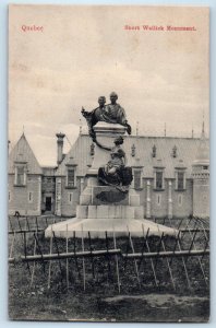 Quebec City Quebec Canada Postcard Short Wallick Monument c1910 Antique
